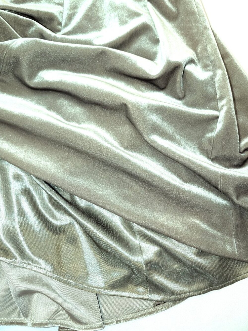 Revelry | Riley Convertible Velvet Dress Formal Sage Green | Size 12 - Picture 10 of 10
